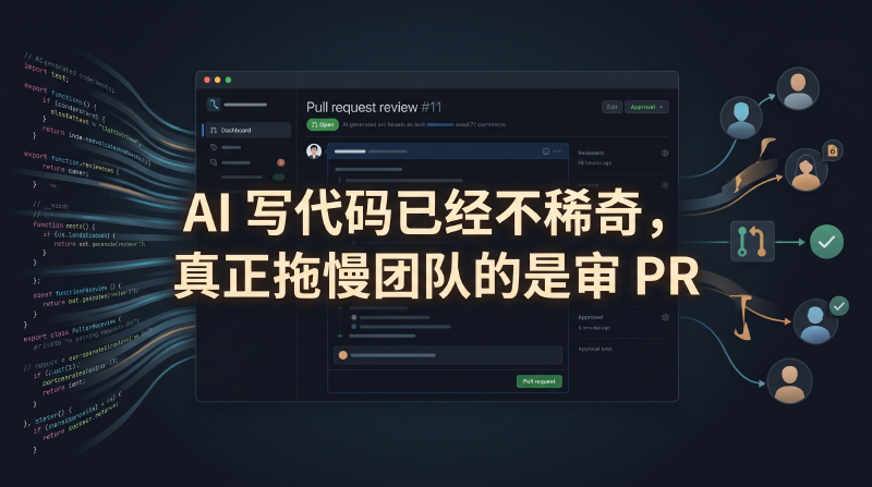 Featured image of post AI 写代码已经不稀奇，真正拖慢团队的是审 PR