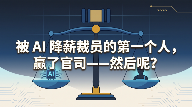 Featured image of post 被 AI 降薪裁员的第一个人，赢了官司——然后呢？