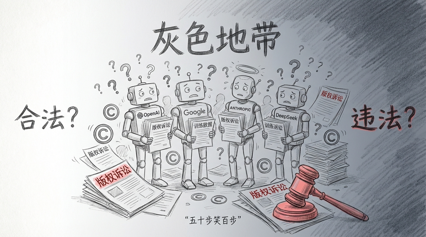 各大 AI 公司共处知识产权灰色地带