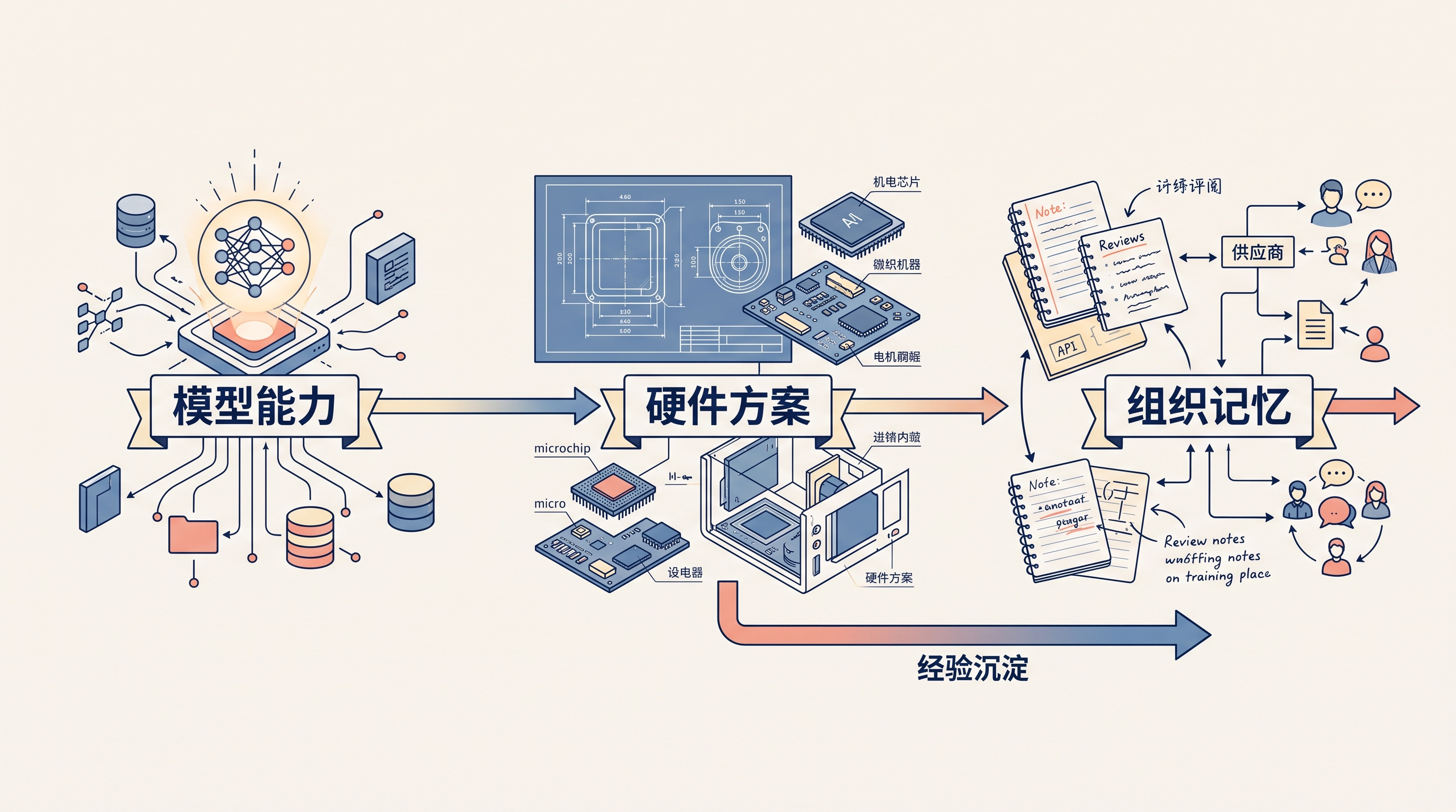 模型、图纸与组织记忆三层关系