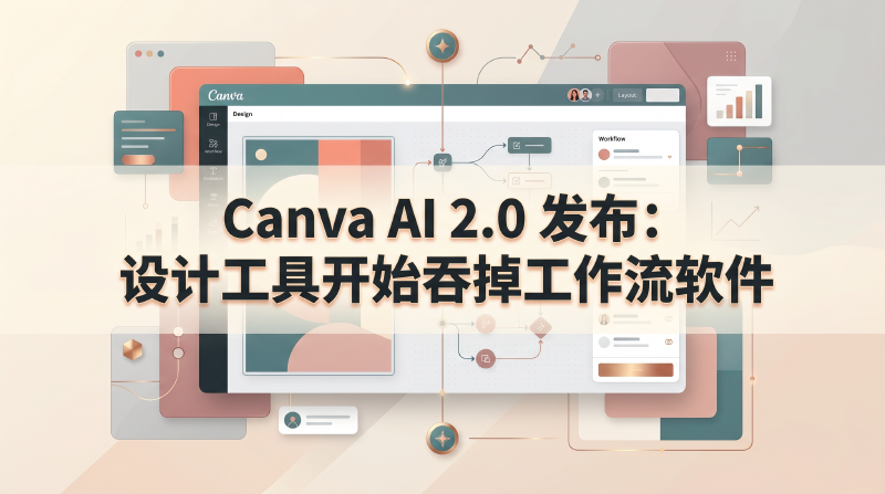 Featured image of post Canva AI 2.0 发布：设计工具开始吞掉工作流软件
