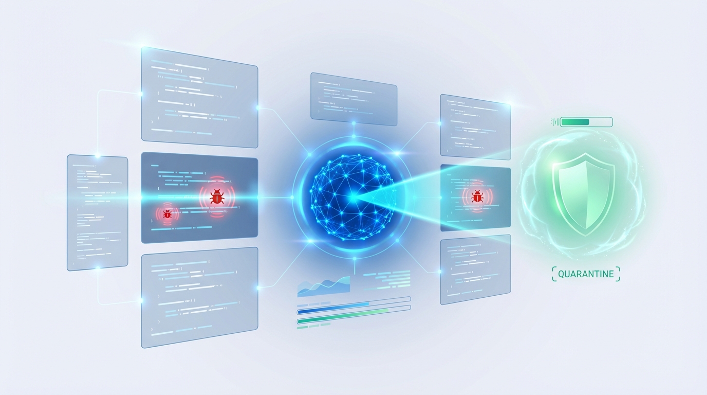 AI自主扫描开源代码发现漏洞示意图