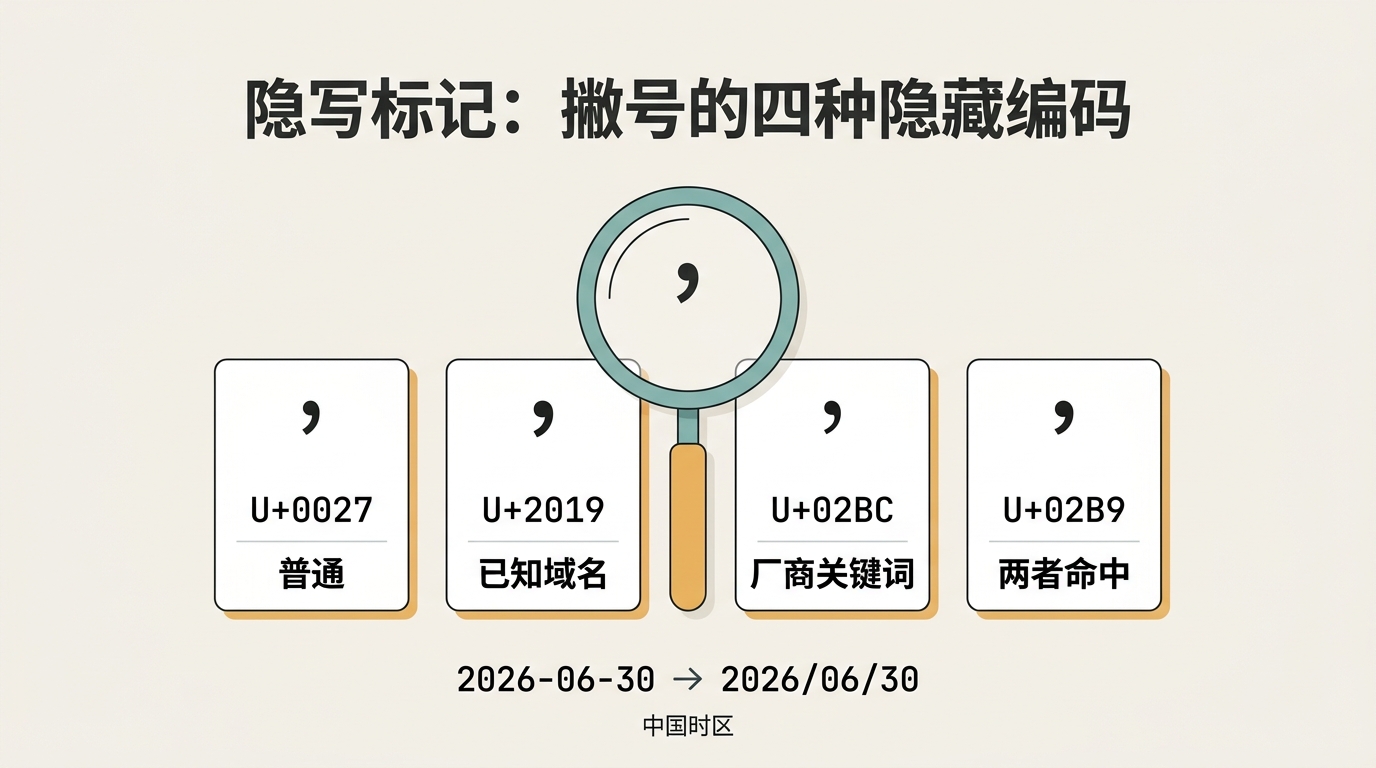 Claude Code 请求隐写标记机制示意图