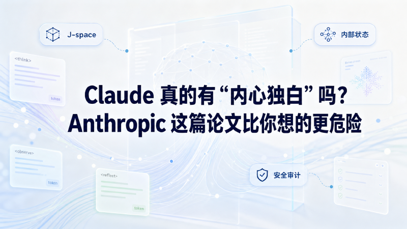 Featured image of post Claude 真的有“内心独白”吗？Anthropic 这篇论文比你想的更危险