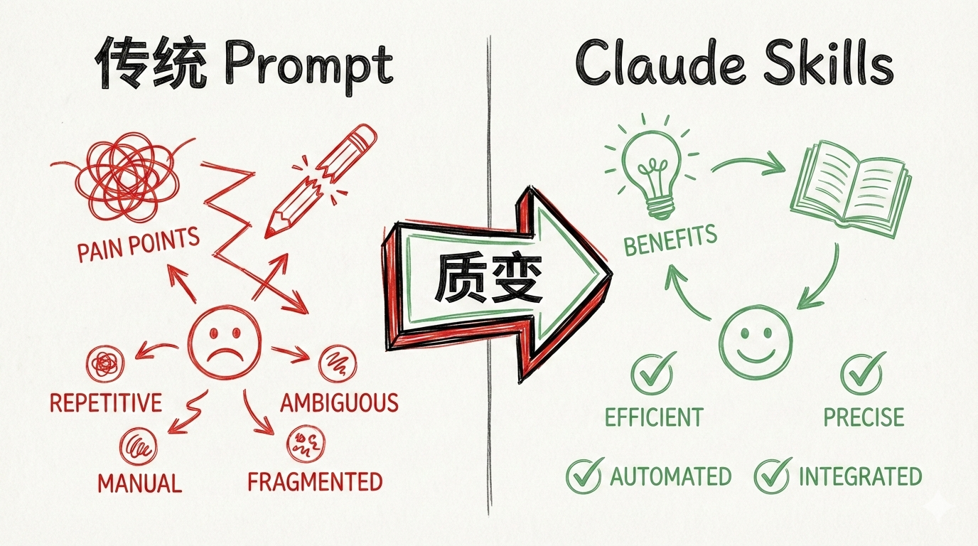 传统 Prompt vs Claude Skills