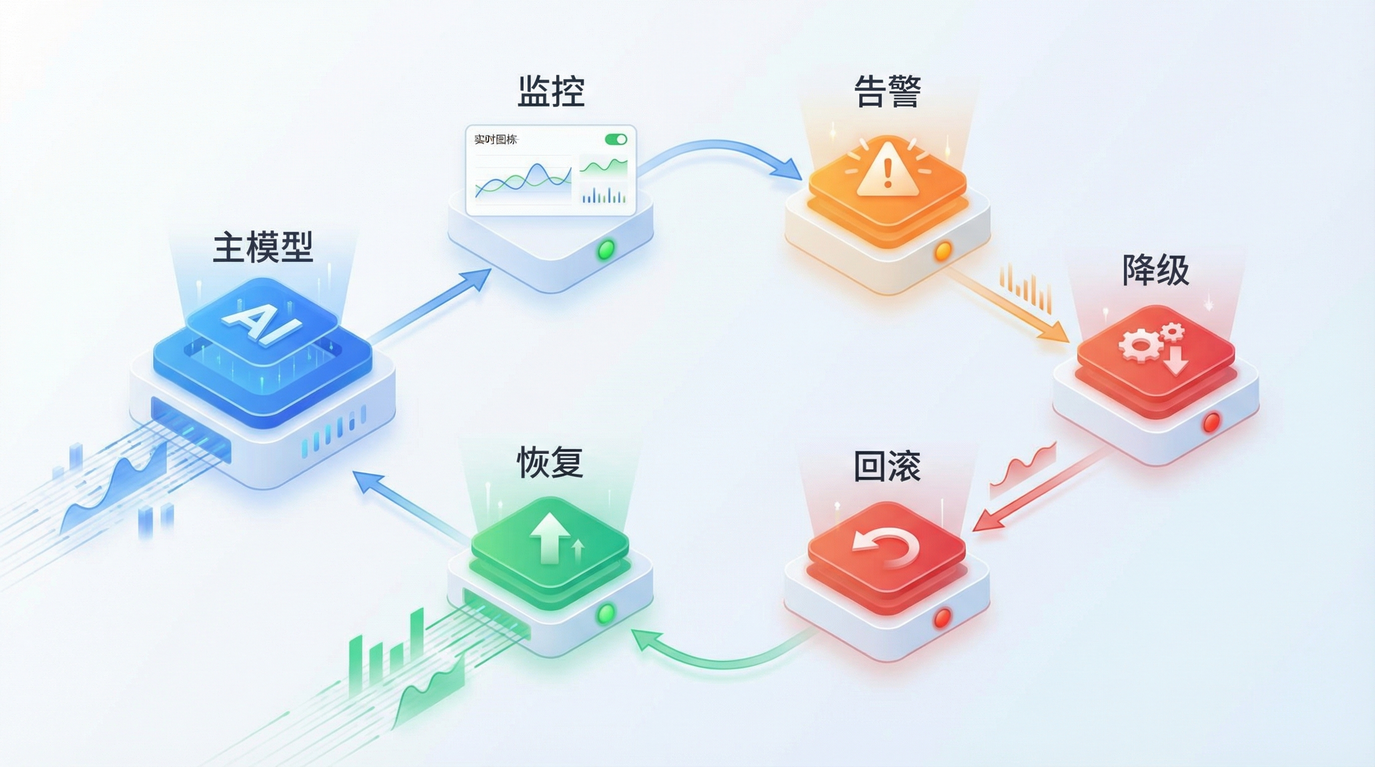 正文配图：监控告警与降级回滚闭环