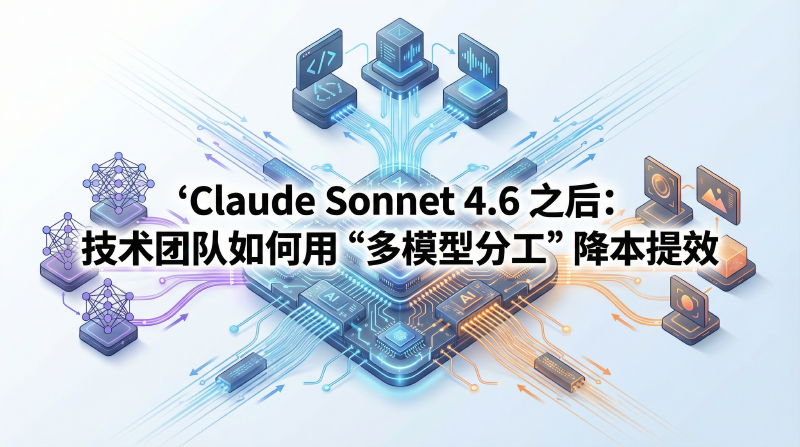 Featured image of post Claude Sonnet 4.6 之后：技术团队如何用“多模型分工”降本提效