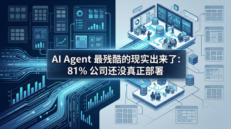 Featured image of post AI Agent 最残酷的现实出来了：81% 公司还没真正部署