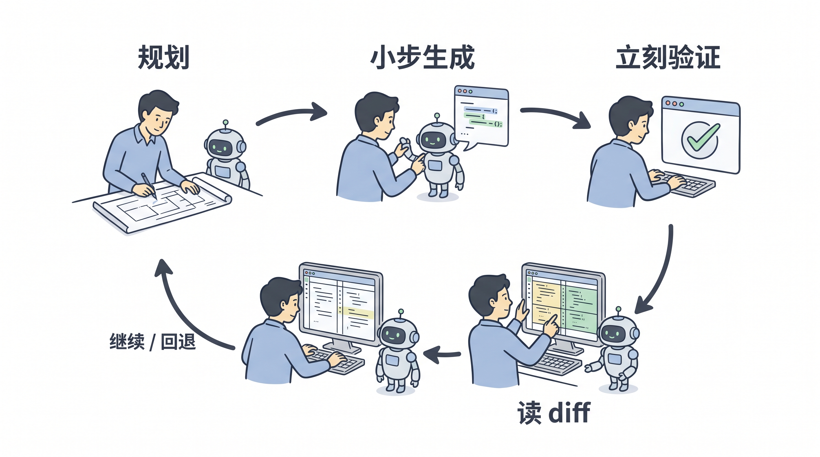 慢开发者的 AI coding 工作流