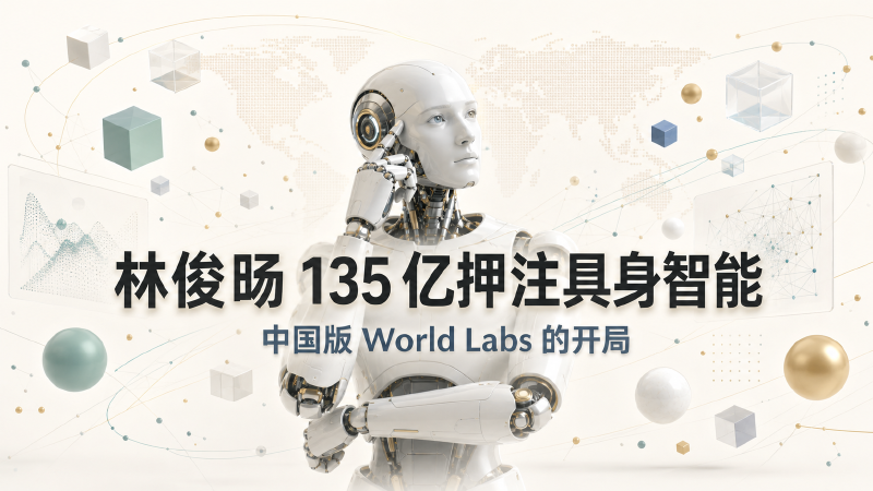 Featured image of post 林俊旸 135 亿估值重启中国具身智能：为什么大模型人才开始"反向流向"机器人？