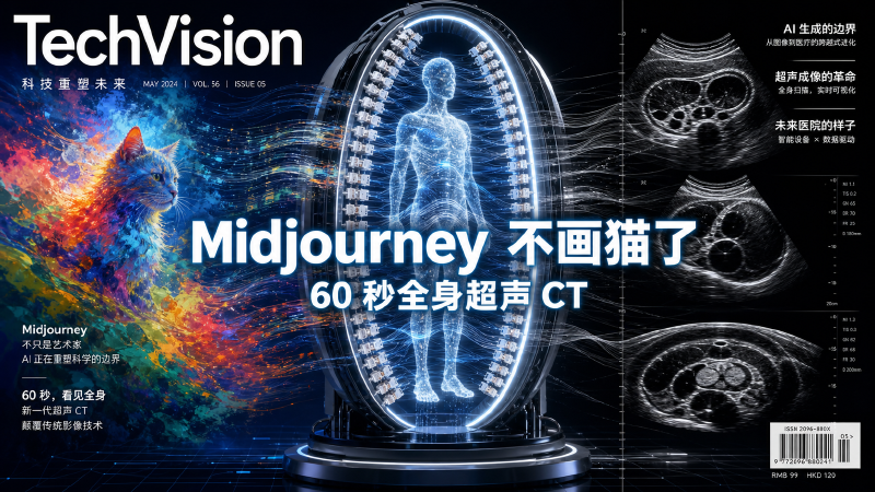 Featured image of post Midjourney 不画猫了：60 秒全身超声 CT，和 AI 公司的硬件化终局