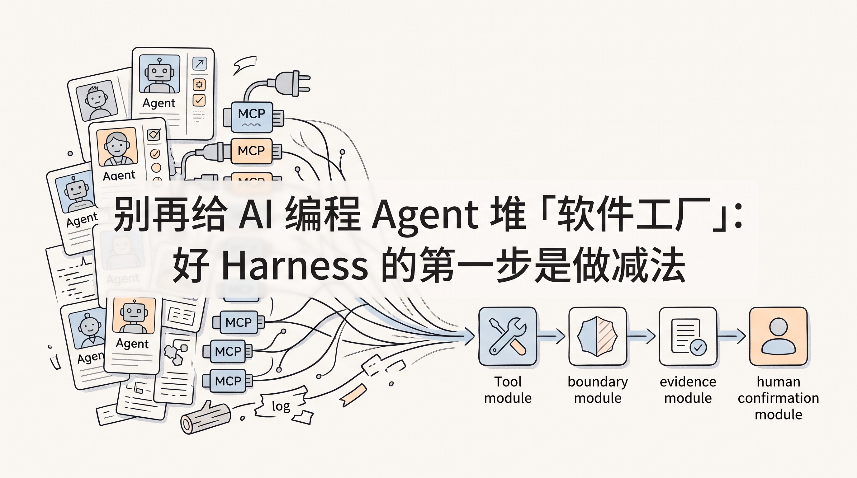 别再给 AI 编程 Agent 堆「软件工厂」：好 Harness 的第一步是做减法
