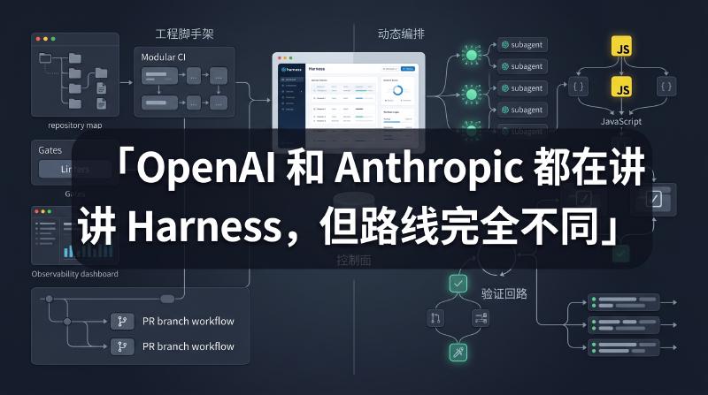 Featured image of post OpenAI 和 Anthropic 都在讲执行框架，但路线完全不同