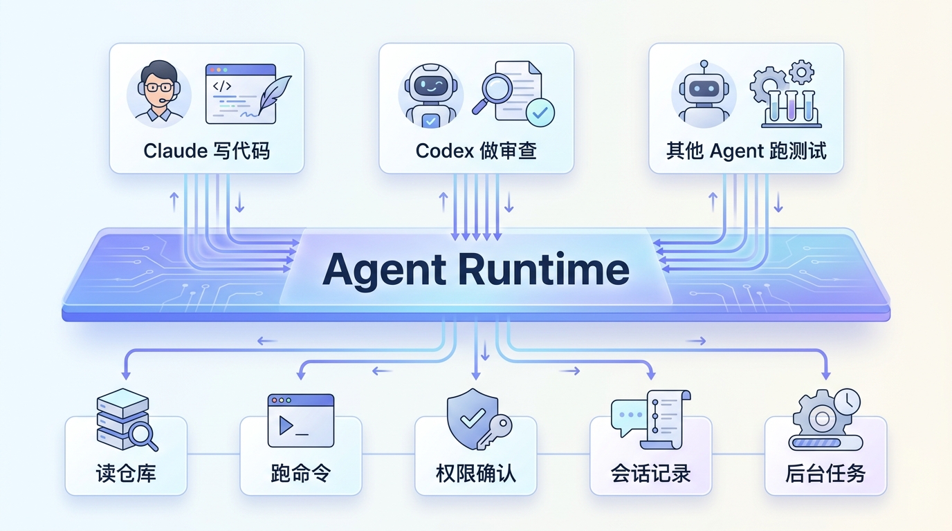 Claude Code 作为智能体运行时承载多 agent 协作