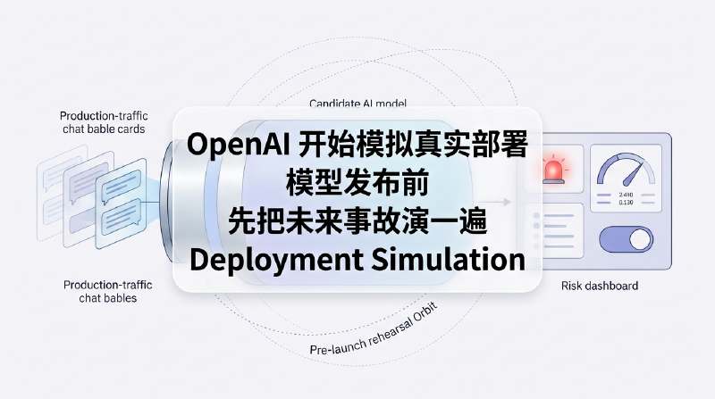 Featured image of post OpenAI 开始模拟真实部署：模型发布前，先把未来事故演一遍