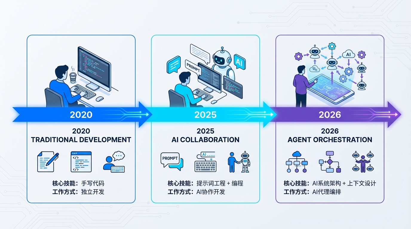 开发者角色演变 2020-2026