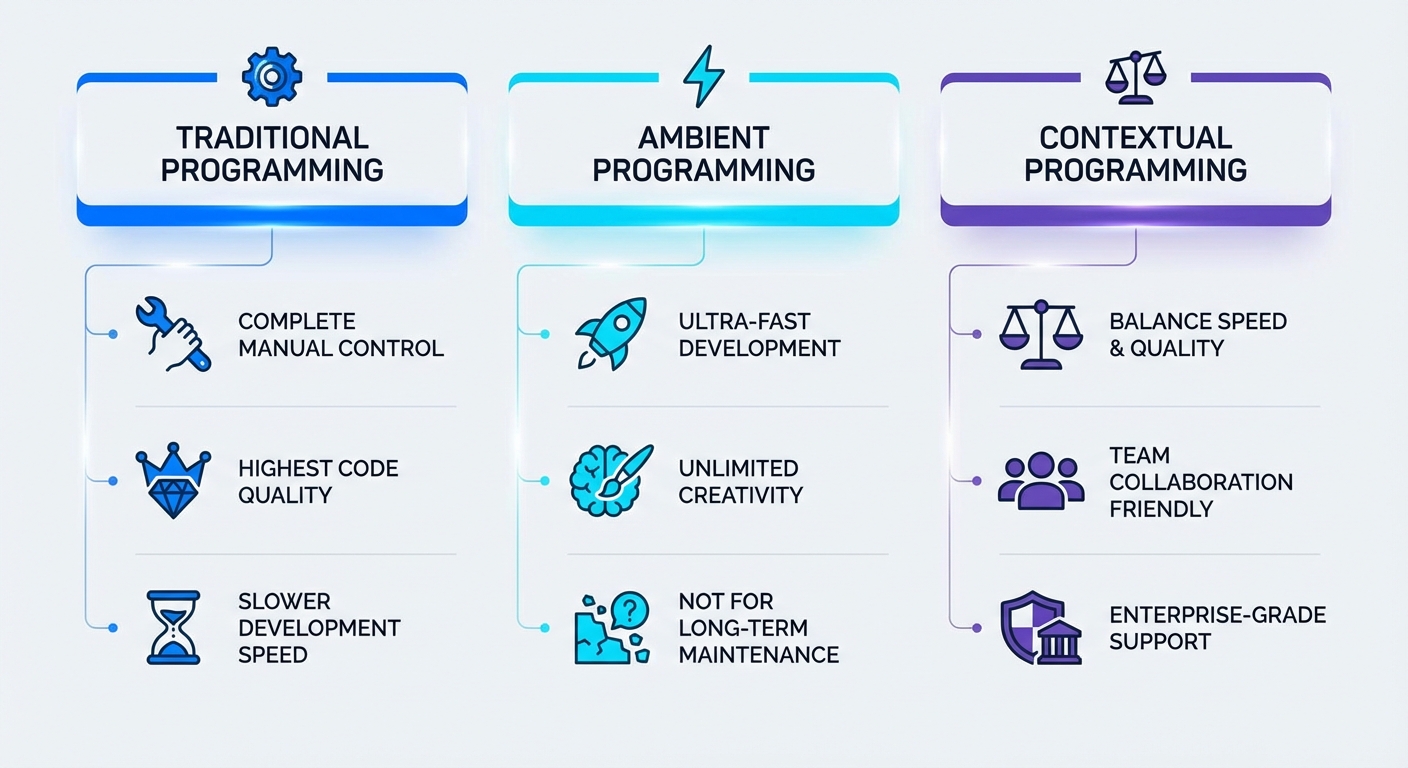 三种编程模式对比