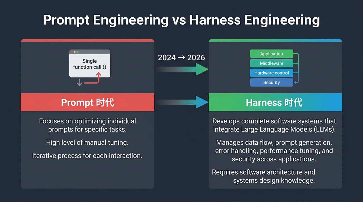 Prompt 时代 vs Harness 时代