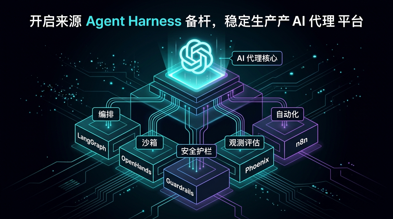 开源 Agent Harness 组合栈